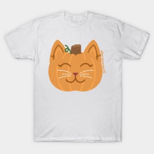 Pumpcat Pumpkin Cat T-Shirt